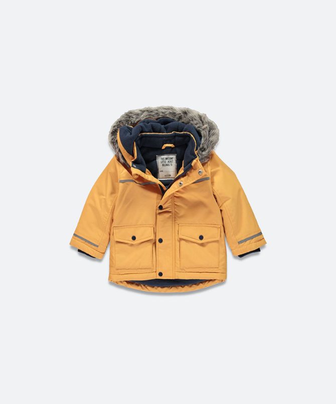 Boys Yellow Hooded